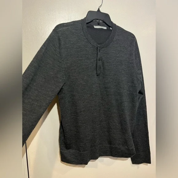 Medium Vince wool button up Henley sweater
